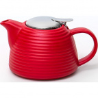 ФЕЛИЧИТА, чайник 700мл с фильтром, МАТОВЫЙ, красный, цветная упаковка