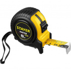 STAYER MASTER 5м / 25мм рулетка в ударостойком обрезиненном корпусе