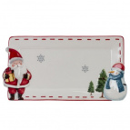 Блюдо "Веселый Новый год", L26 W13,5 H1,5 см