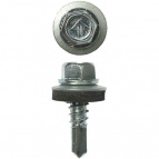 Саморезы ЗУБР для крепления кровельных материалов к металлическим конструкциям, оцинкованные, 6,3 х 150 мм, 400шт