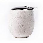 ФЕЛИЧИТА, сахарница 250мл, КРОШКА, белоснежный с черной крошкой, цветная упаковка