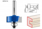 Фреза фальцевая, D= 31,8мм, рабочая длина-12,7мм, хв.-8мм, d-12,7мм, ЗУБР Профессионал