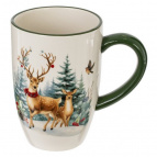 Кружка "Олени", 480 мл, L14 W9 H13 см