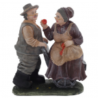 Фигурка декоративная "Бабушка с дедушкой", L16 W10 H19 см