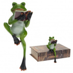 Фигурка декоративная "Лягушка", L8 W10 H21 см