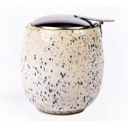 ФЕЛИЧИТА, сахарница 250мл, КРОШКА, реактив белый с синей крошкой, цветная упаковка