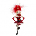 Украшение новогоднее "Девочка", L6 W5 H16 см