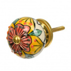 BLUMEN HAUS Ручка керамическая для мебели "Марокканский узор", ручная роспись, цвет разноцветный  /246/6
Отгружается кратно коробке (6 шт.)
