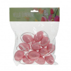 Изделие декоративное подвесное "Яйцо", набор из 12-ти шт., L16 W3 H20 см