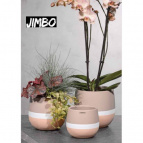 364403 Кашпо керам. Kübel JIMBO d15,5 h15 см розово-бежевый (ш/к 5066)