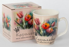 КОРОЛЕВА, кружка 350мл, NEW BONE CHINA
