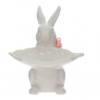 Конфетница "Заяц", L14 W12 H16 см