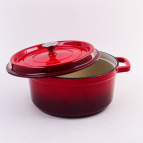 40633 Кастрюля чугун 4,7 л эмаль/покрытие красная MB (х2)