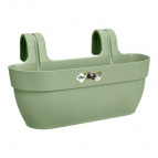 ELHO Кашпо на перила vibia campana easy hanger M 36*24; h27см антрацит (anthracite) (ш/к 2960)