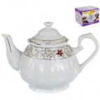 ВЕНЕРА Исида, чайник 1000мл, декор серебро, цветная упаковка