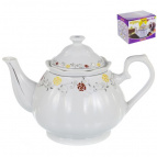ВЕНЕРА Алиот, чайник 1000мл, декор серебро, цветная упаковка