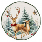 Тарелка "Олени", L20 W20 H2 см