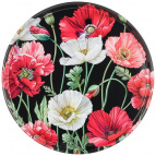 Поднос сервировочный agness "маки" 33*2,1 см