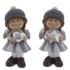Фигурка декоративная "Ангел", L4,5 W4,5 H9,5 см, 2в.