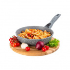 Сковорода глубокая 22 см ГАРМОНИЯ ВКУСА без крышки, с/р, 43*23*9 см