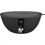 Салатник Sugar&Spice Black с крышкой 1,2 л