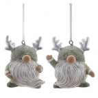 Фигурка декоративная подвесная "Гном",   L4 W3,5 H5 см, 2в.