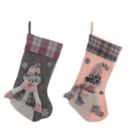 Носок для подарков, L30 W8 H49 см, 2в.