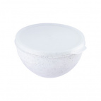 Миска с крышкой Granite 1л (белый)