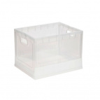 Ящик складной на колесах (прозрачный)