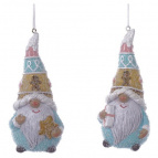 Фигурка декоративная подвесная "Гном", L4,5 W4,5 H10,5 см, 2в.