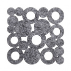 Подставка "Пузыри" фетровая 11*11 см Marmiton /1296/48