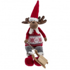 Игрушка набивная "Олень", L21 W12 H63/28 см