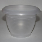 Горшок Терра 4 л., прозрачный d-23; h-16,5 см Без поддона (п/д 4/049289)