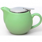 ФЕЛИЧИТА, чайник 350мл с фильтром, МАТОВЫЙ, зеленый, цветная упаковка