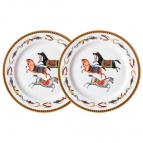 НАБОР ТАРЕЛОК ЗАКУСОЧНЫХ LEFARD "PASSAGE" 2 ШТ. 22,5 СМ (КОР=24НАБ.)