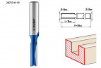 Фреза пазовая прямая, D= 6мм, рабочая длина-19мм, хв.-8 мм, ЗУБР Профессионал