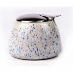 ФЕЛИЧИТА, сахарница 300мл, КРОШКА, реактив белый с синей крошкой, цветная упаковка