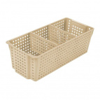 Органайзер "Лофт" прямоугольный с перегородками 3л 297х130х96 (латте)