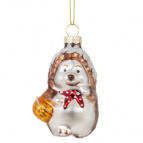 Украшение новогоднее "Ёжик", L5 W3,5 H8 см