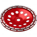 Двухрядная алмазная чашка ЗУБР d 230 мм, Мастер, 33376-230