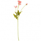 Цветок искусственный "мак розовый" высота=60 см. (мал.уп=36шт/кор=504шт)