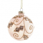 Украшение новогоднее "Шар", L8 W8 H9 см   Стеклянный