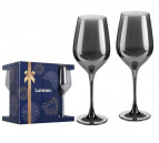 Селест" набор 6-ти бокалов для вина 350мл "Сияющий графит" P1566