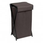 Корзина для белья "Элит" (венге/черный) (1)