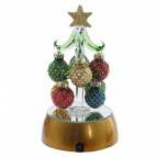 Изделие декоративное "Ёлка" с подсветкой (AAx3 н/п), L8,5 W8,5 H15 см