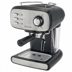 Кофеварка (рожковая) DELTA LUX DE-2004  черный: 850Вт,объем 1,2л,15 бар