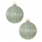 Украшение новогоднее "Шар", D 10см, L23 W12 H11 см