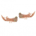 Изделие декоративное "Птичка", L11 W4 H4,5 см, 2в.