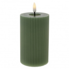 Изделие декоративное "Свеча" (подсветка, 2xААА н/п), L7,5 W7,5 H17 см