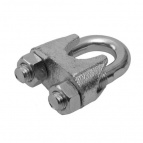 Зажим троса DIN 741, 13мм, 2 шт, оцинкованный, ЗУБР Профессионал